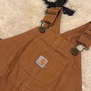 (LIKE NEW) Carhartt bib overalls - 12 months
